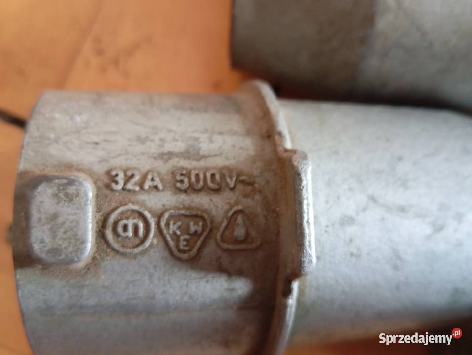 Wtyczka siłowa na płaskie bolce 32A 500V 3 Łódź Wtyczki łódzkie