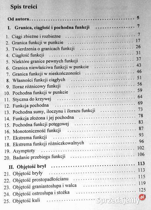 Matematyka klasy 4 szkoły średniej Stanisław Chełm
