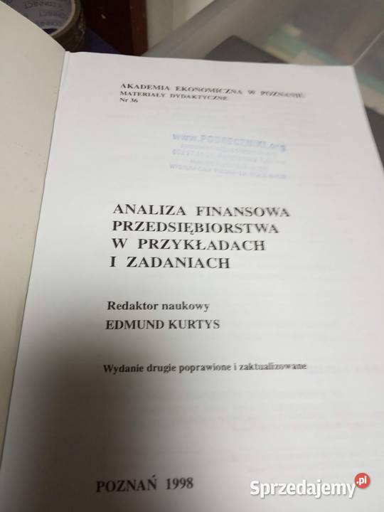 Analiza finansowa przedsiębiorstwa w przykłach i mazowieckie Warszawa