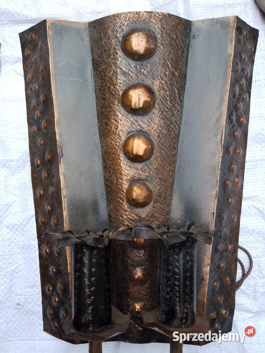 Kinkiety lata 70 metaloplastyka Częstochowa