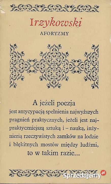 Aforyzmy Irzykowski Puławy