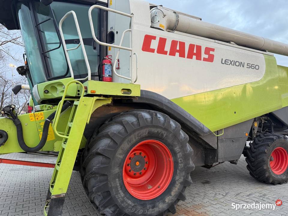 Kombajn zbożowy Claas Lexion 560 2005 heder V750 Rolnictwo dolnośląskie Nowa Ruda