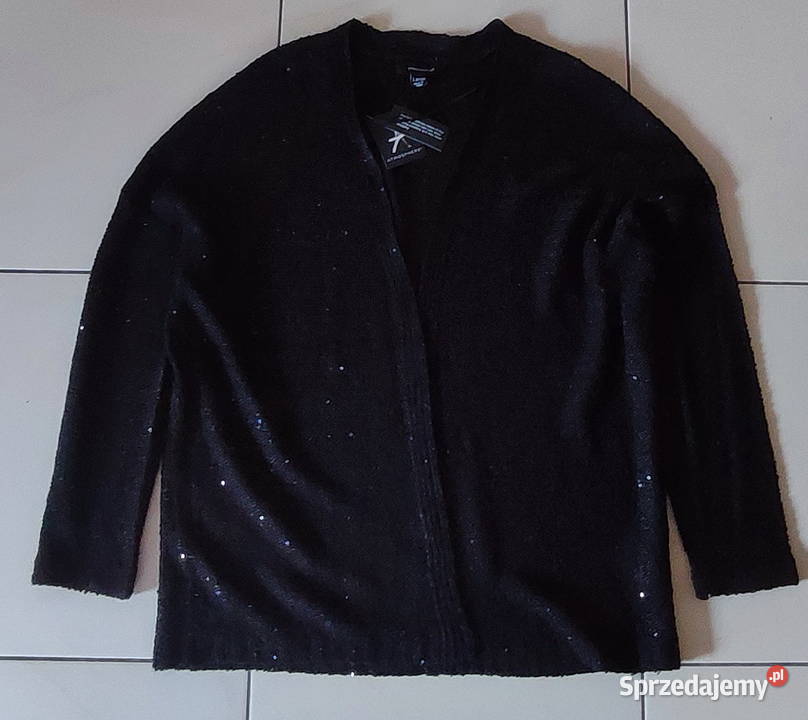 Atmosphere Nowy czarny kardigan 4244 Swetry i golfy małopolskie Kraków