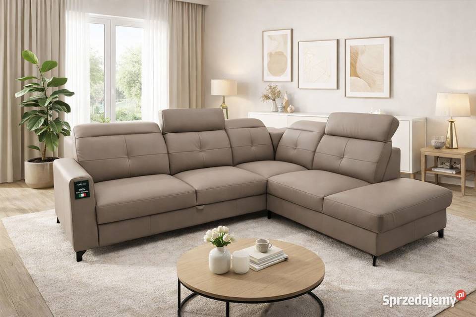 Nowoczesny narożnik Sułtan funkcja spania