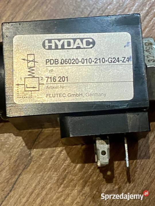 Zawór proporcjonalny cewka HYDAC FLUTEC PDB Człuchów sprzedam