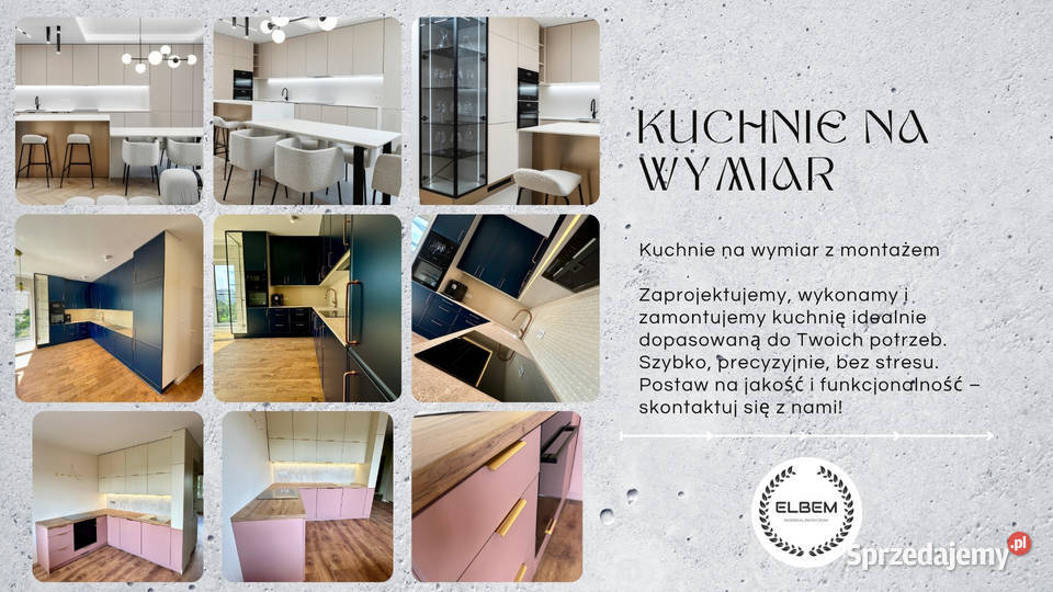 STYLOWE MEBLE GLAMOUR KUCHNIE NA ZAMÓWIENIE