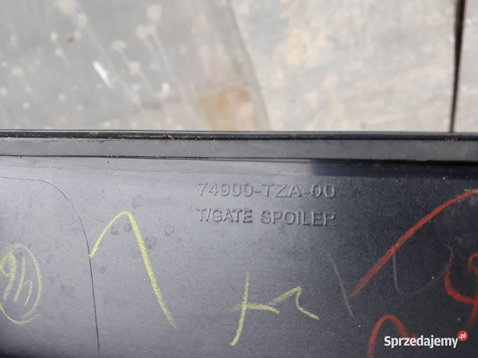 HONDA JAZZ IV LOTKA KLAPY BAGAŻNIKA TYŁ Międzychód
