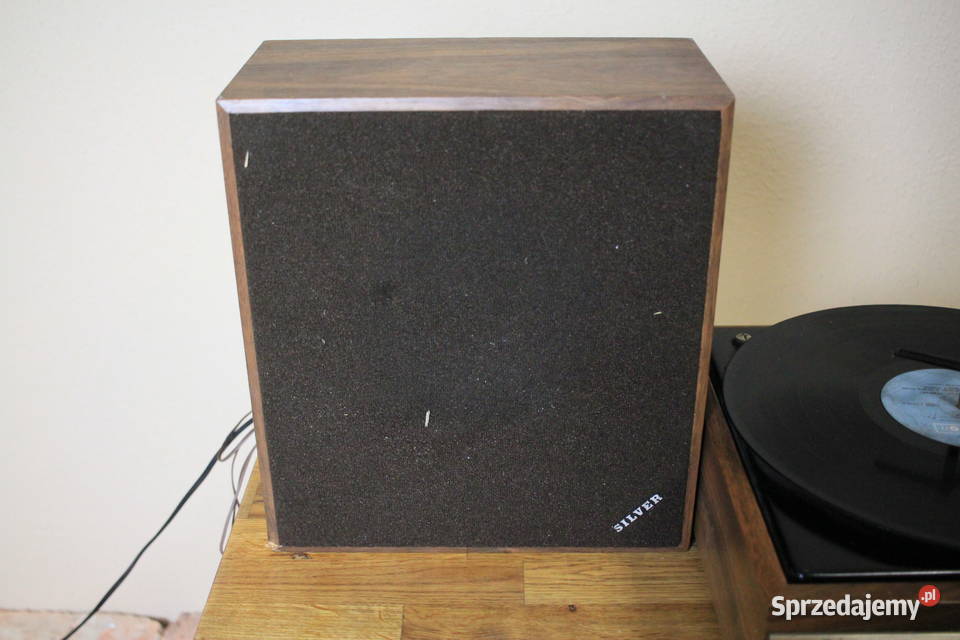 Gramofon Silver głośniki Góra