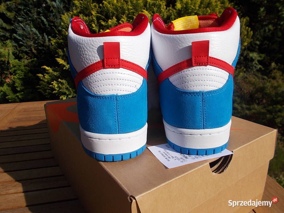 Eur445 US105 Nike SB Dunk High Doraemon Poznań