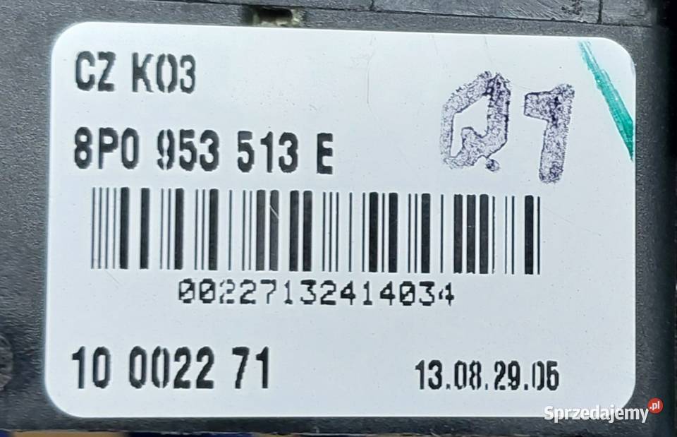 MANETKA PRZEŁĄCZNIK KIERUNKOWSKAZÓW AUDI A3 8P