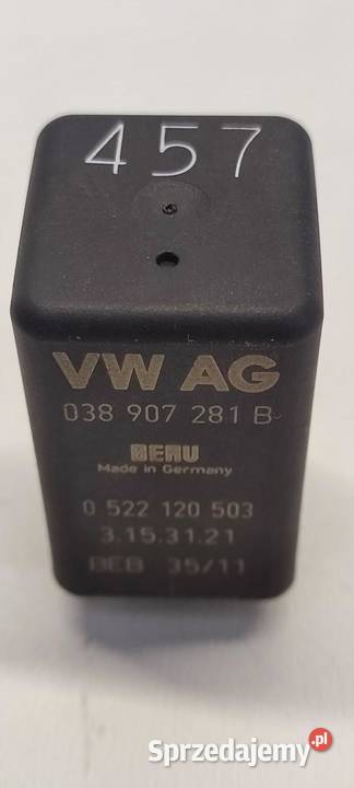 AUDI A4 B8 PRZEKAŹNIK ŚWIEC ŻAROWYCH 038907281B Przekaźniki dolnośląskie