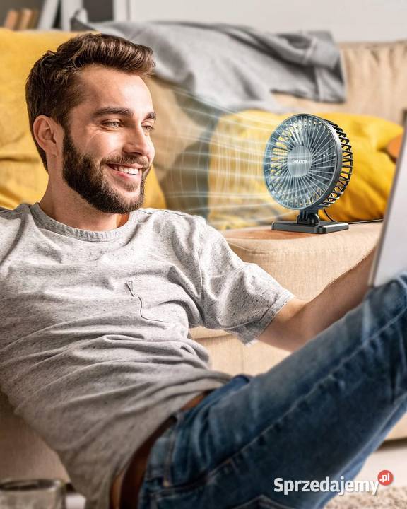 Gaiatop Wentylator Biurkowy USB Cichy 3 Biegi Rzeszów