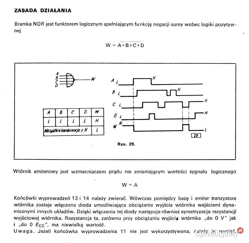 Układ scalony hybrydowy E10003H3 wtórnik bramka Gliwice