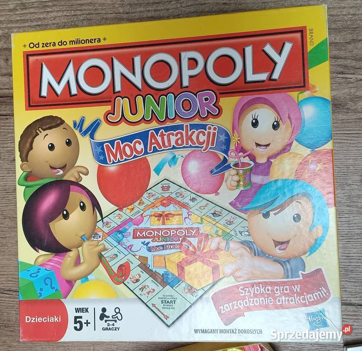 Monopoly junior zera do milionera gra Zbylitowska Góra
