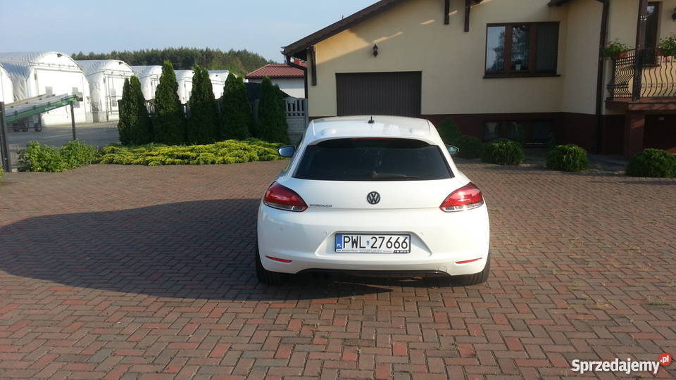 Volkswagen Scirocco biały benzyna Scirocco Mochy