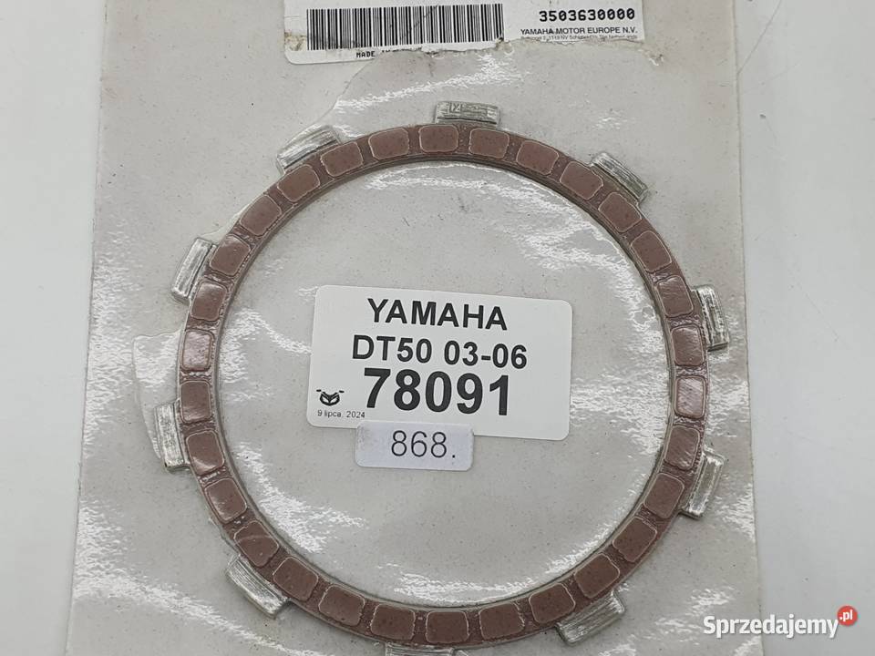 YAMAHA DT50 0306 TARCZA SPRZĘGŁA NOWA ORYGINAŁ Janowice