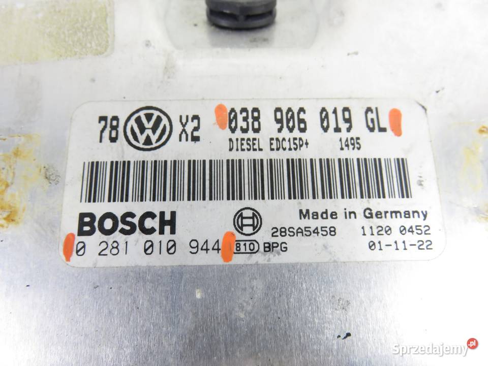 STEROWNIK VW PASSAT B5 FL 19 TDI PD 101 AVB małopolskie