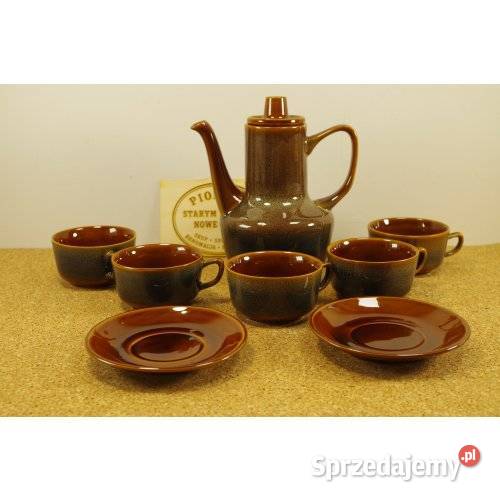 Serwis do kawy Mirostowice 2684 ceramika PRL