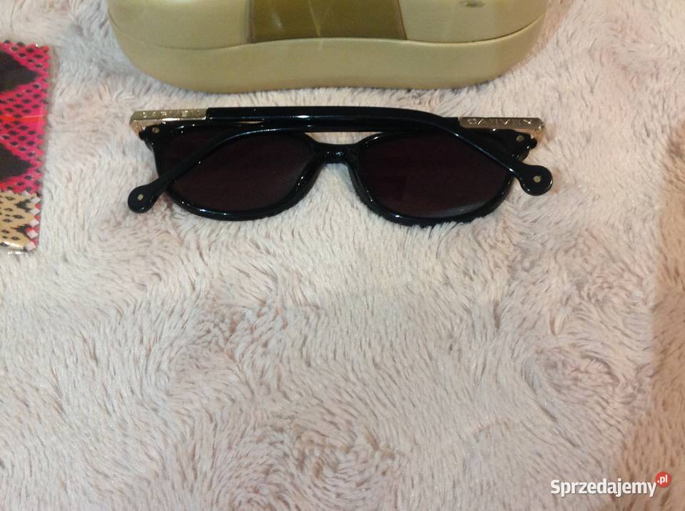 Okulary Przeciwsłoneczne Czarne Damskie CARVEN Okulary Nowa Sól