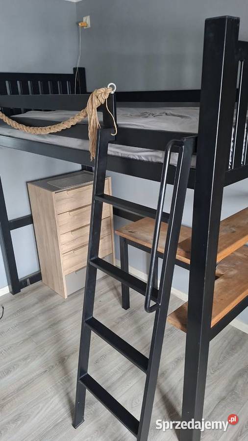 Sprzedam Łóżko z antresolą I biurkiem 210cm