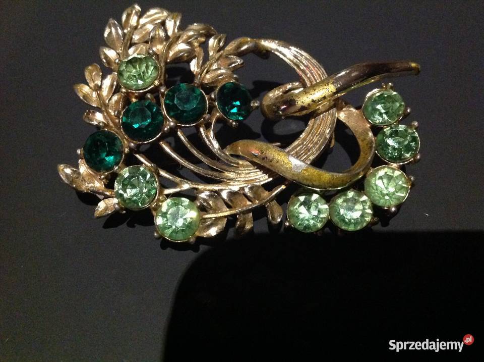 Broszka Damska Vintage sygnowana Nowa Sól