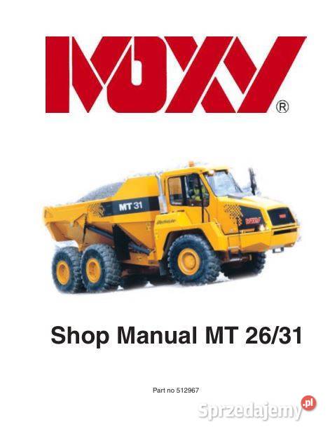 Doosan Moxy MT26 MT31 instrukcja naprawy Kielce