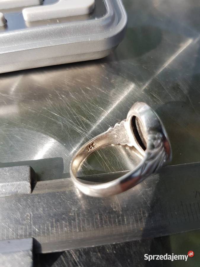 SrebroPiękny sygnet Pani Pana srebro Barlinek