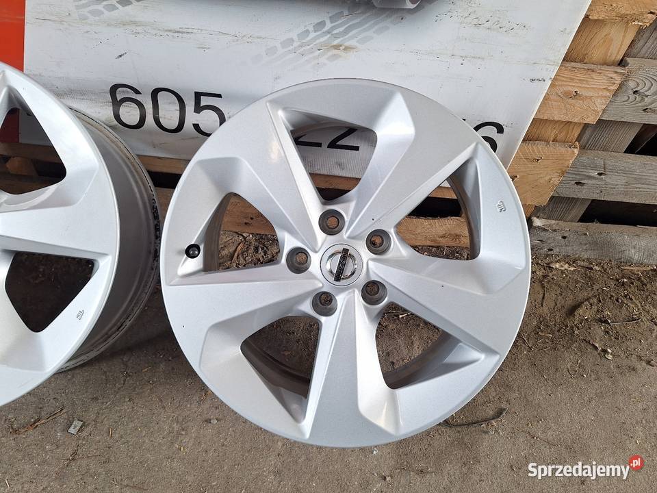 Alufelgi 5x1143 17 ET40 NISSAN RENAULT koła Średnica 17" Choceń