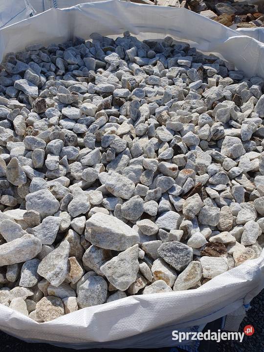 KWARC IVORY JASNY KWARC DO OGRODU KAMIENIE GRYS Bielawa