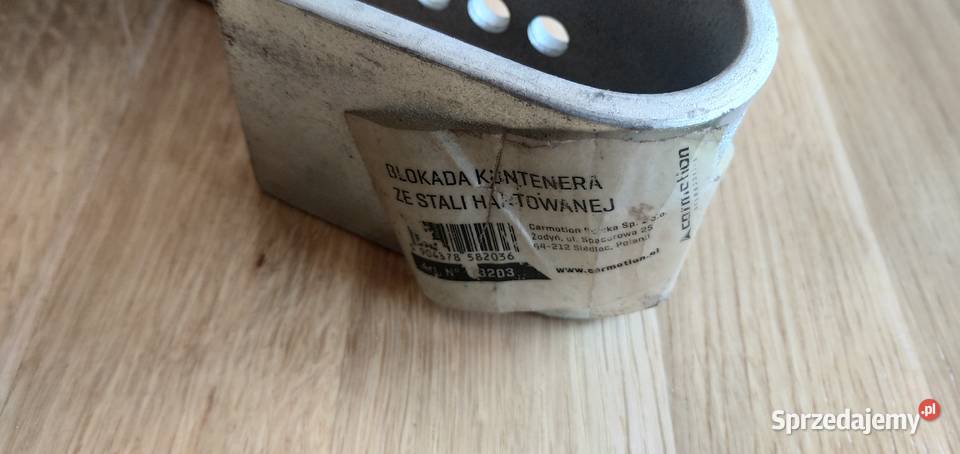 Blokada kontenera i chłodni sztaba Skarżysko-Kamienna