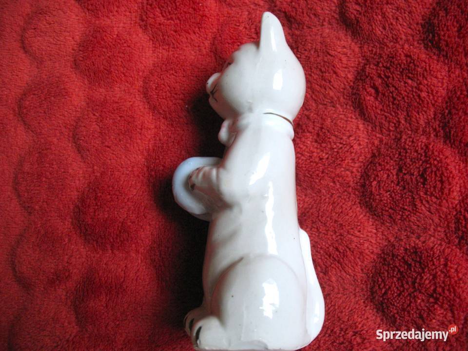 Kot z orkiestry stara figurka ceramika 115 x 4 x mazowieckie Siedlce sprzedam