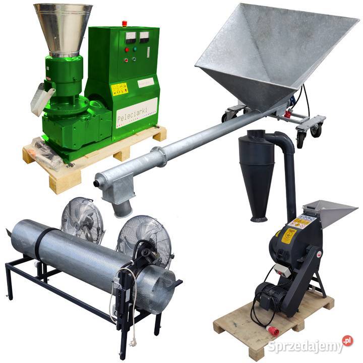 Linia Produkcyjna Do Granulowania PASZY PASZÓWKA Myszków