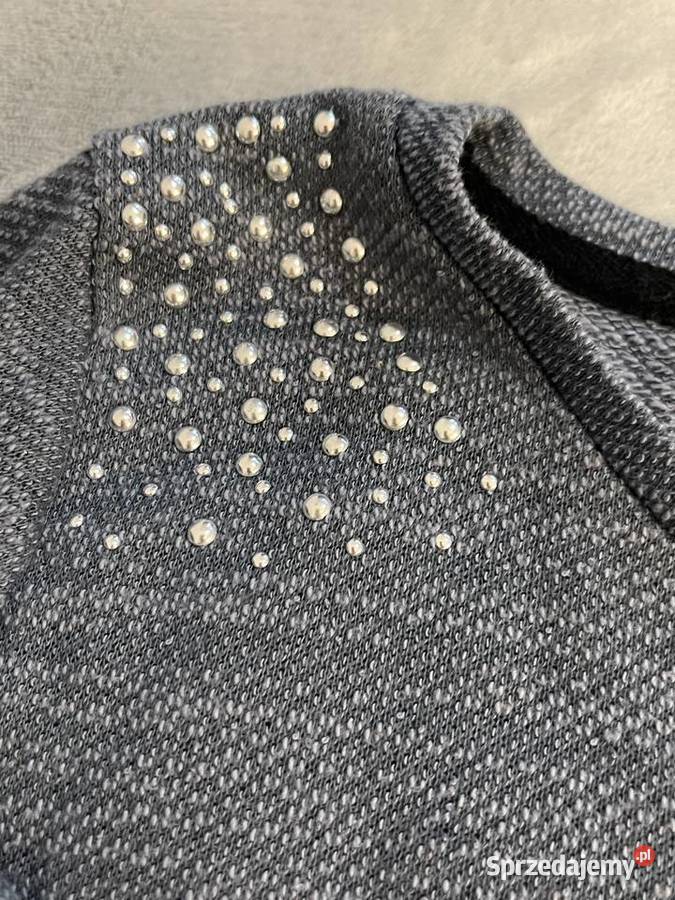 Sweter bluzka z rękawem 34 z diamencikami Jasło sprzedam