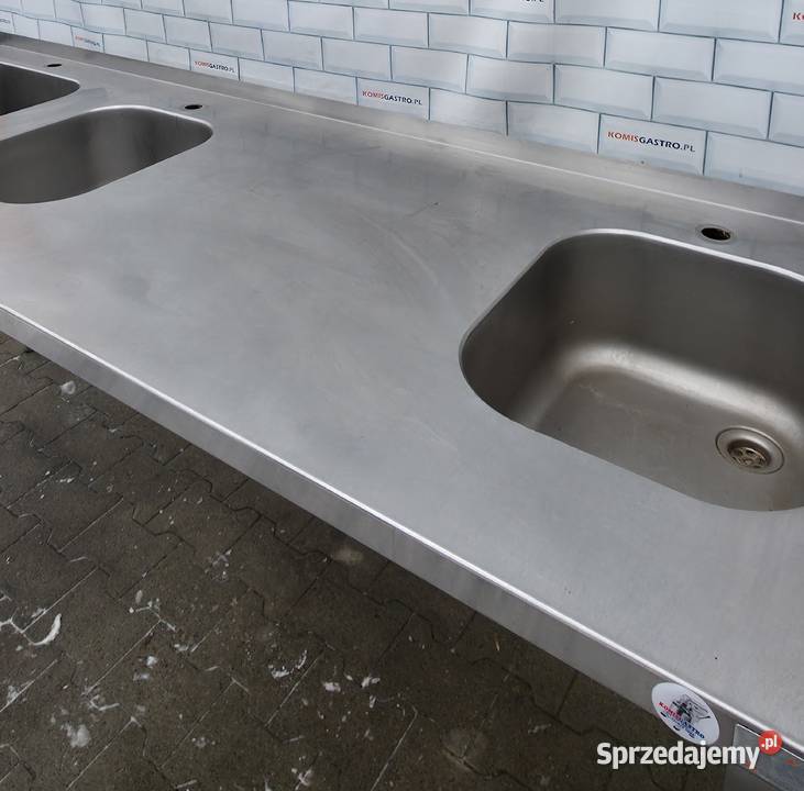 Blat stołu z trzema zlewami 1266 mazowieckie