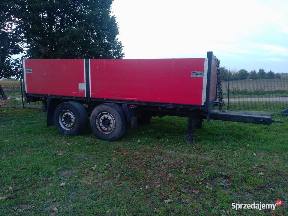 Przyczepa ciężarowa rolnicza 14ton Tandem kujawsko-pomorskie Wąbrzeźno