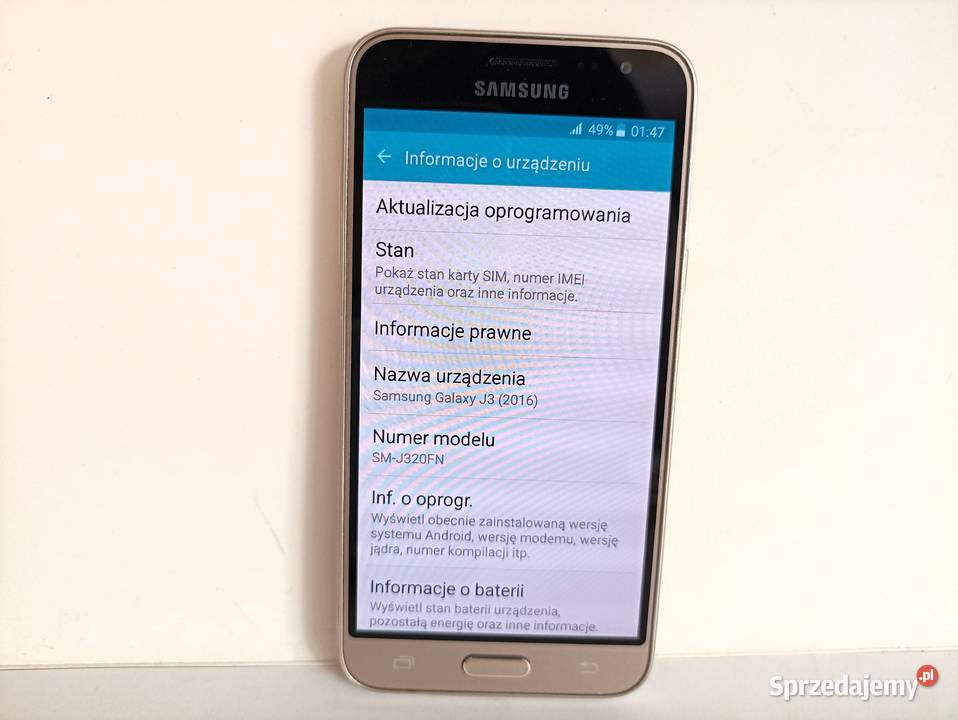 Zestaw smartphone Samsung Galaxy J3 2016 stan Bełchatów