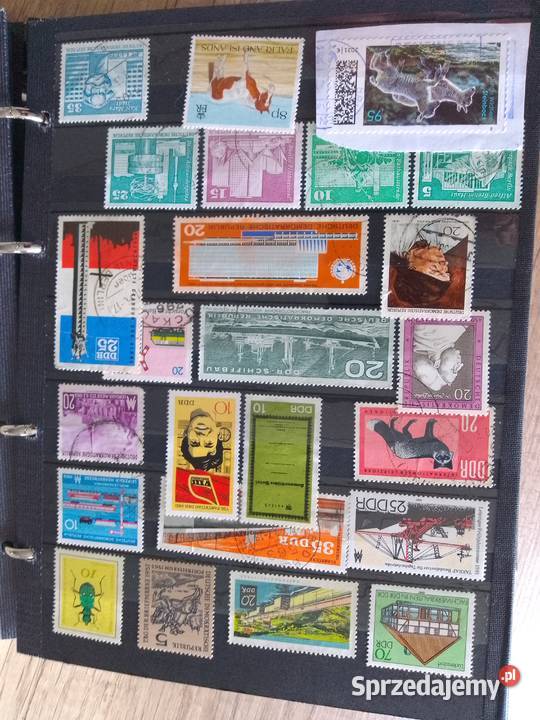 Kolekcję znaczków sprzedam 70 klaserów Pyrzyce
