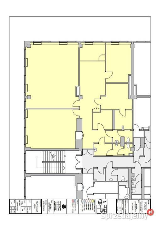 Do wynajęcia biuro 268 m Połczyńska 31A Warszawa Ilość pomieszczeń 10