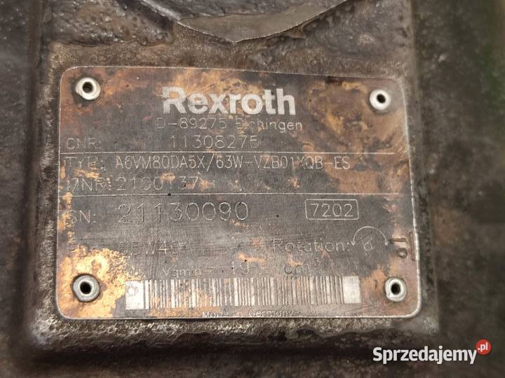 Hydromotor Volvo L20B Rexroth A6VM80DA5X Wilkowo