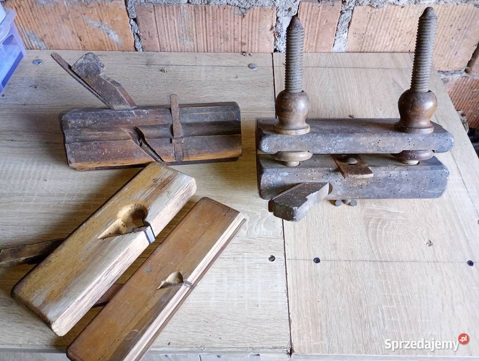 Strug hebel stolarski ręczny z epoki PRLu Strugi Nakło nad Notecią