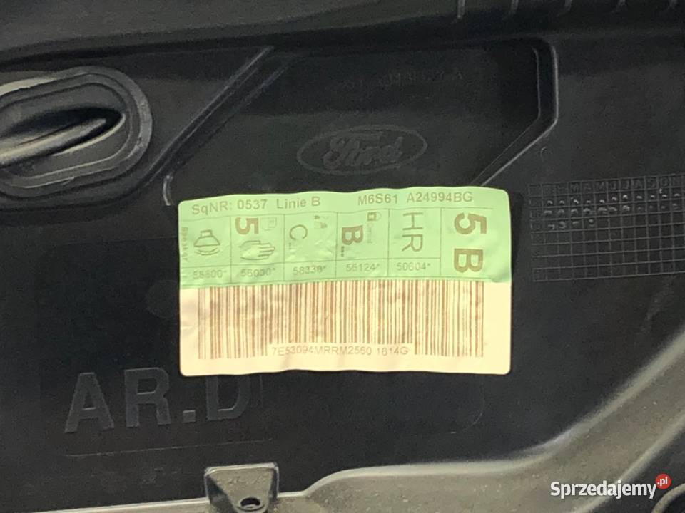 DRZWI PRAWY TYŁ FORD FIESTA MK6 Hatchback 0114 sprzedam