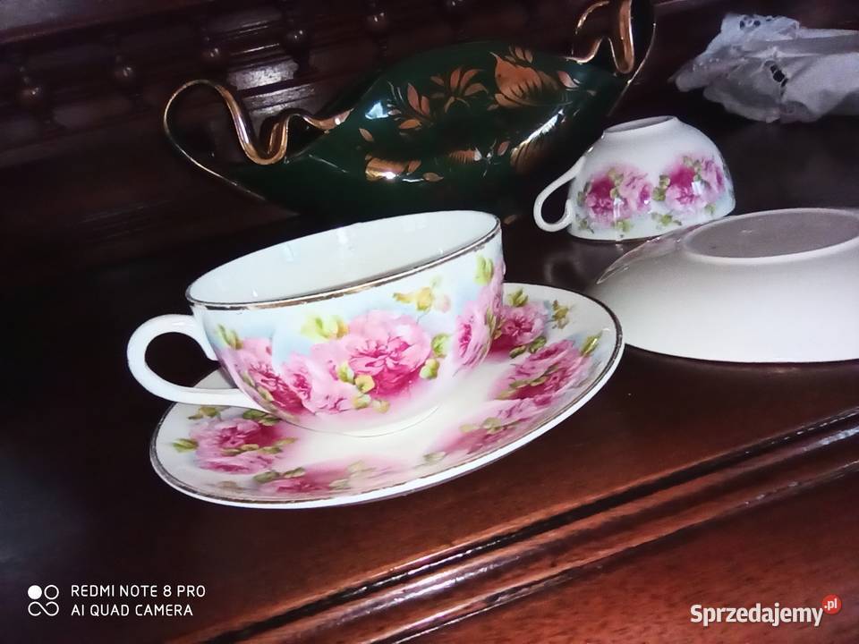 filiżanka z różami sygnatura numeryczna Gdańsk sprzedam
