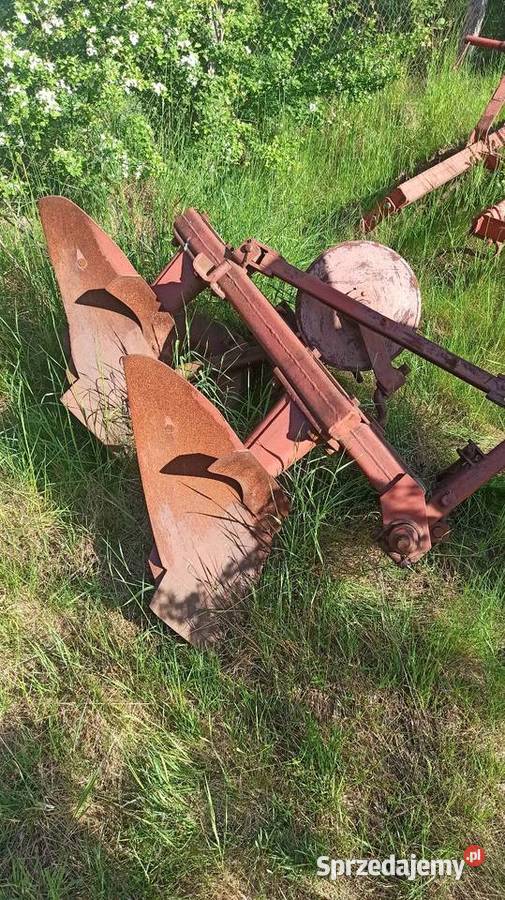 Pług dwuskibowy UNIA GRUDZIĄDZ nieuszkodzony Olsza