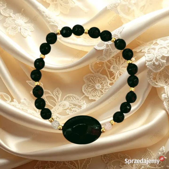 Bransoletka z onyksu łódzkie Zgierz sprzedam