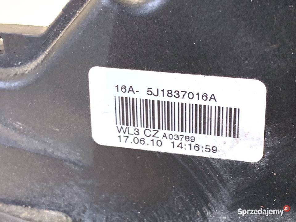 ZAMEK DRZWI PRAWY PRZÓD SKODA ROOMSTER Van