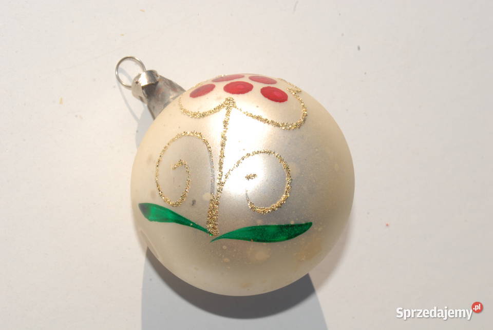 Stara ozdoba choinkowa bombka bańka ręcznie Pozostałe Cieszyn