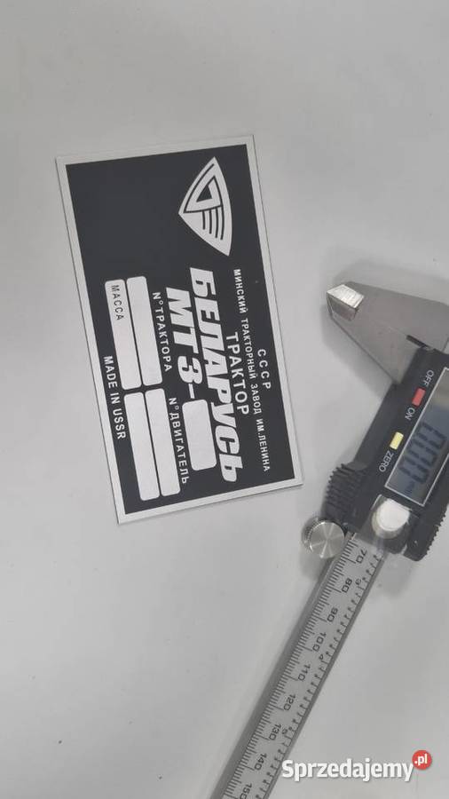 Tabliczka znamionowa Niemiecka Duńska Holenders Widawa