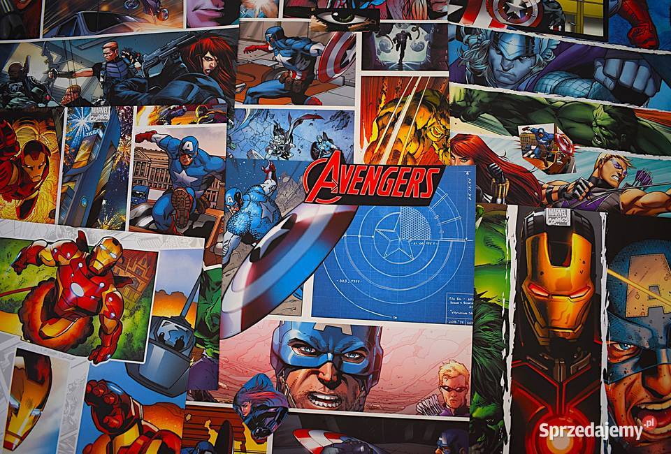 Marvel Comics Avengers zestaw plakatów jakości Płyty i kasety kujawsko-pomorskie Chełmno