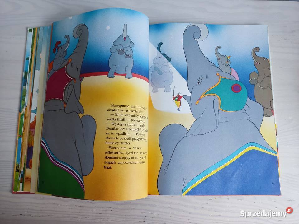 Książka bajka Dumbo Walt Disney Głuchołazy sprzedam