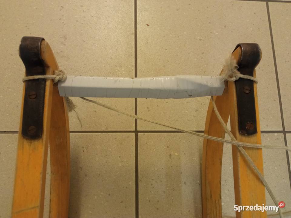 Sanki drewniane wzmocniona konstrukcja płóz Warszawa sprzedam